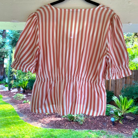 MADEWELL PEPLUM TOP - Picture 2 of 5